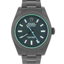 CARTE ROLEX MILGAUSS PVD NERO