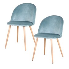 Set di 2 Sedie Sala da Pranzo