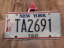 Targa taxi cabina New York