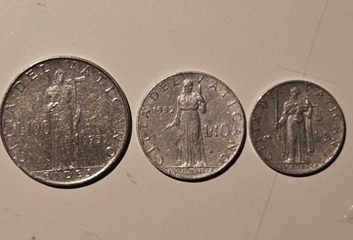 Vaticano monete 100lire - -,
