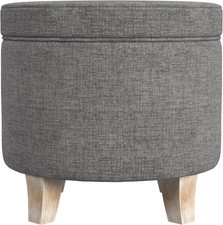 Pouf contenitore rotondo