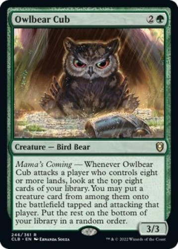 Gufo cubo gioco leggero mtg - -,