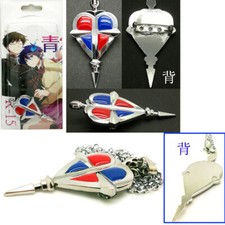 Cosplay Blu Esorcista Okumura Rin Collana Ciondolo Portachiavi Spilla Accessori