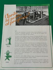 brochure pieghevole 1948  ALFA LAVAL MILANO lavorazione formaggi