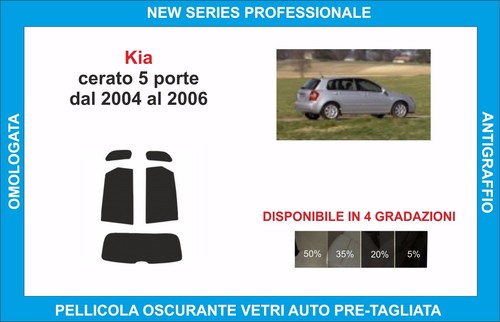 Pellicole oscuranti vetri kia - pellicole,
