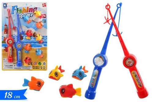 Pesca mini con due canne - con,