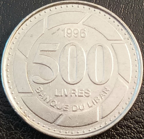 Libano moneta 500 - 500, 1997