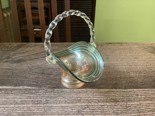 Cestino vetro artistico - cestino,