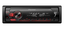 MVH S120UB autoradio 1DIN con RDS rosso mezza profondità di installazione 4 x 50