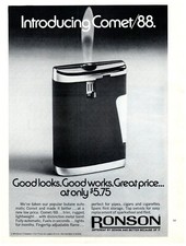 Pubblicità stampa Ronson