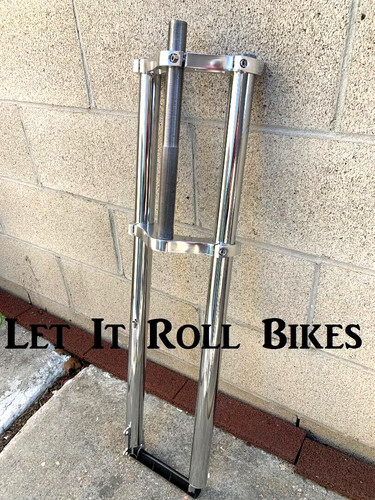Forcella tripla bici - , cromata