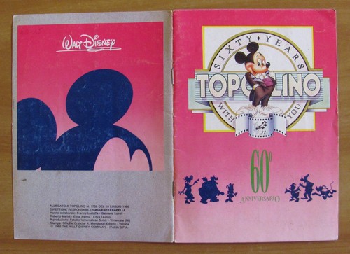 Disney topolino 60 - topolino, 60°