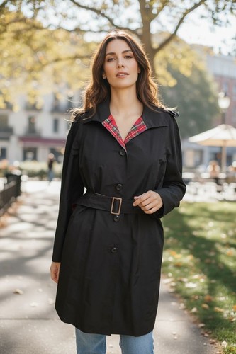 Trench donna cappotto corto