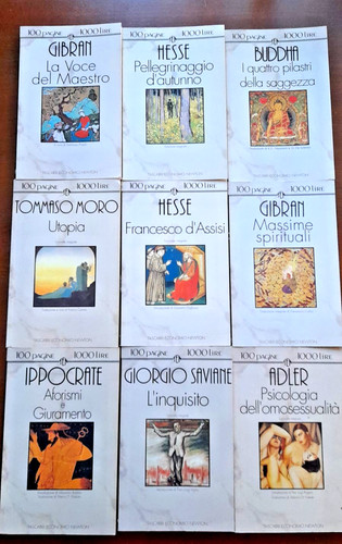Lotto volumi 100 pagine per - 100,