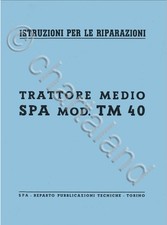ESERCITO Trattore Medio SPA TM40 1941 Manual Riparazioni DVD