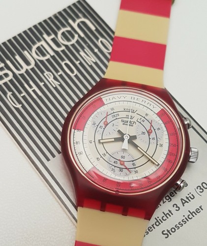 Swatch chrono scr100 navy - chrono,