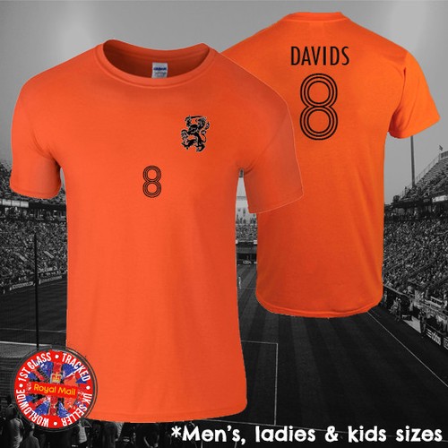 Shirt calcio edgar davids - t-shirt,
