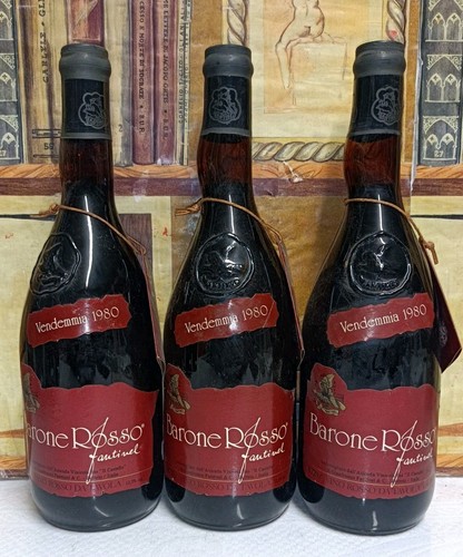 Vino 1980 barone rosso - 1x,