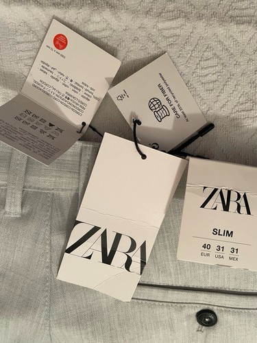 Zara slim pantaloni uomo - slim,
