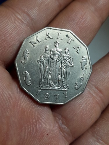 Malta cent 1972 cupr - malta,