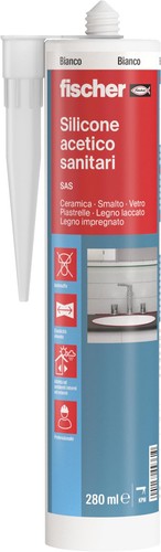Fischer sas bianco silicone - bianco,,