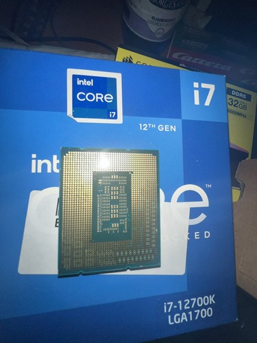 Intel 12700k processore box - intel,