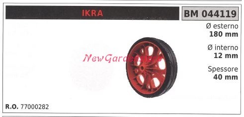 Ruota ikra rasaerba tosaerba - ikra,