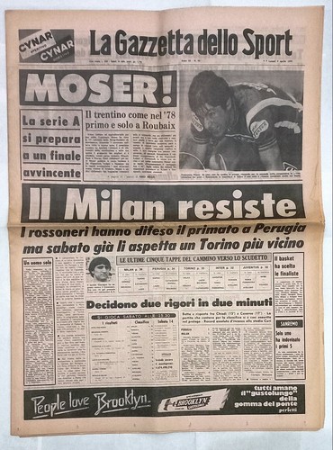 Gazzetta sport 1979 - gazzetta, 9/4/1979