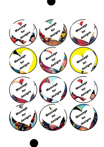 Topper per cupcake - ,, disegni