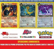 carte pokemon set Team Rocket R edizione edition di carta pokèmon lotto da gioco