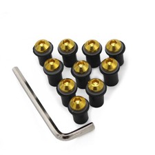 Gold Windshield Bolt Kit