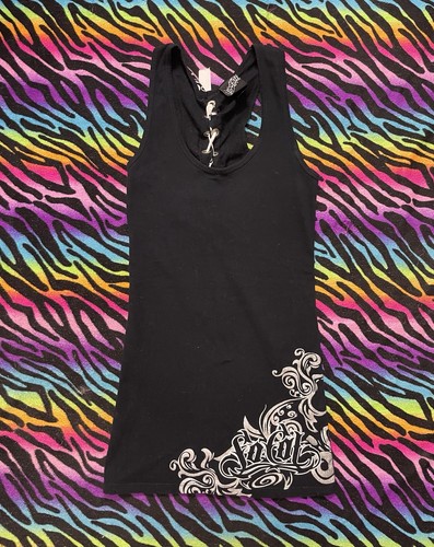 Canotta y2k grunge goth - canotta,