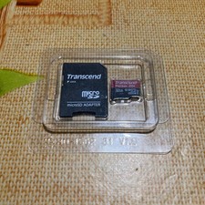 Scheda/schedina Memoria 32 GB microSD HC 1 Transcend con Adattatore SD Incluso