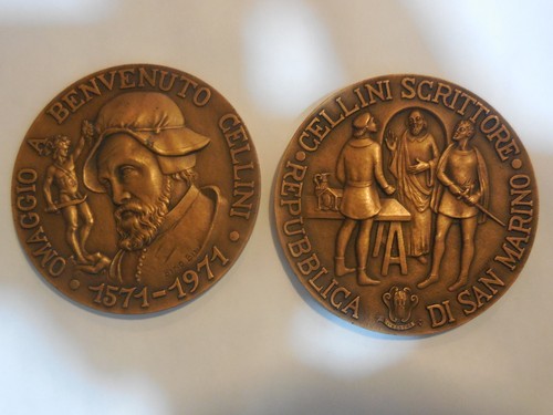 Medaglia benvenuto cellini - medaglia,