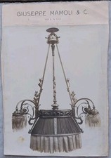 Pubblicità  Giuseppe Mamoli & C. - Milano - Illuminazione