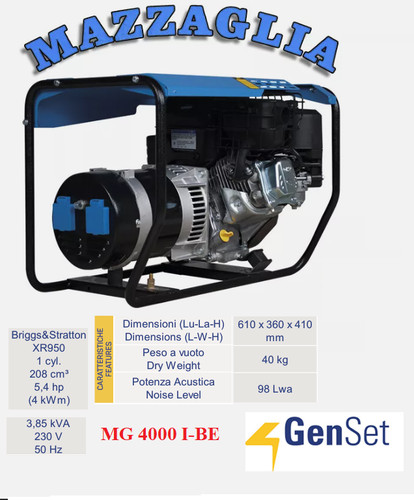 Genset gruppo elettrogeno - genset,