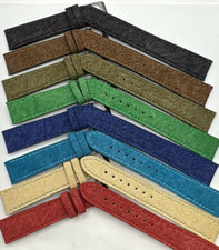 Cinturino Cordura made in Italy high quality fodera vera pelle piatto 7,5x12cm