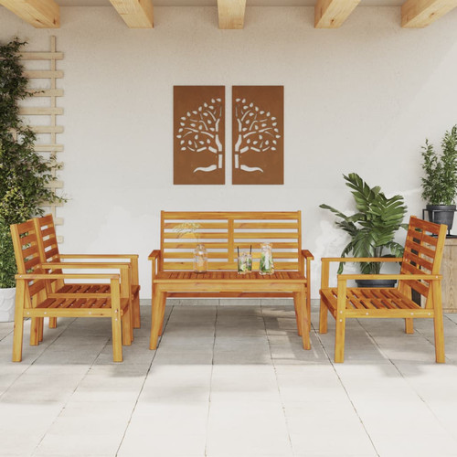 Vidaxl set salotto giardino - set, da