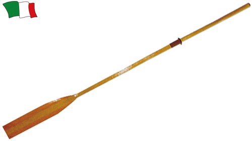 Remo legno con pala piatta - in,