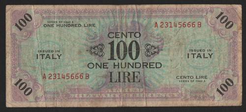 100 lire bilingue - lire, am