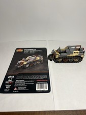 Lego Brickmania WW2 Chainkrad tedesco HK 101 - SDKFZ2 (con dettagli di fango dipinto)