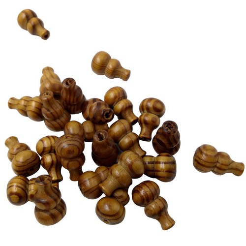 Pezzi perline di legno - 25,