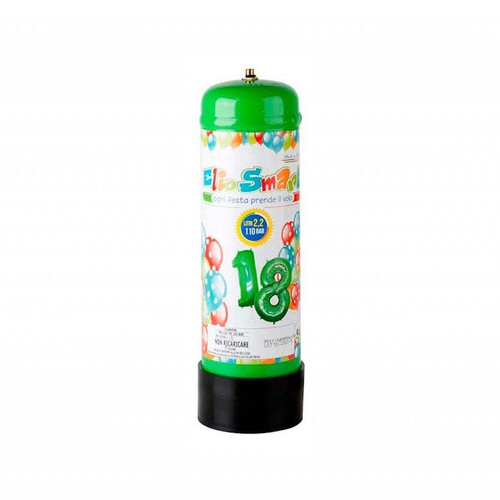 Bombola elio oxy turbo - oxy, 2.2
