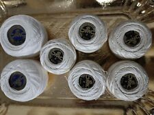 Lotto 7 Pz Cotone perlé  E Cordonetto  speciale per merletti  DMC bianco ed ecru