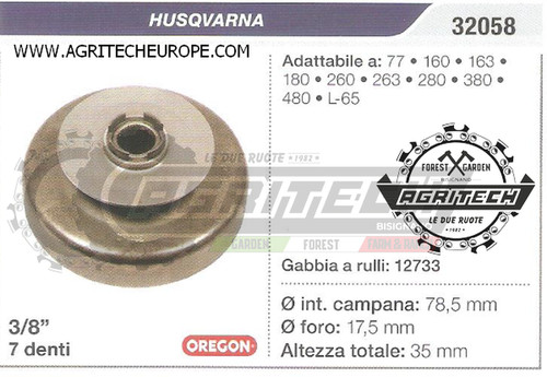 32058 pignone campana frizione - pignone,