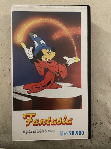 Fantasia vhs walt disney - fantasia,