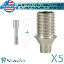 5x Ti-Base stretta CAD/CAM