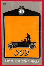 P0762 - CARTOLINA D'EPOCA  -  Milano FIAT 509 - illustrata RAPPINI