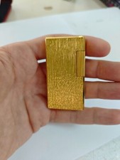 Flaminaire Gentleman vintage lighter Gold Plated w/box and document (LEAKING)