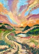 Dipinto olio originale art - dipinto,